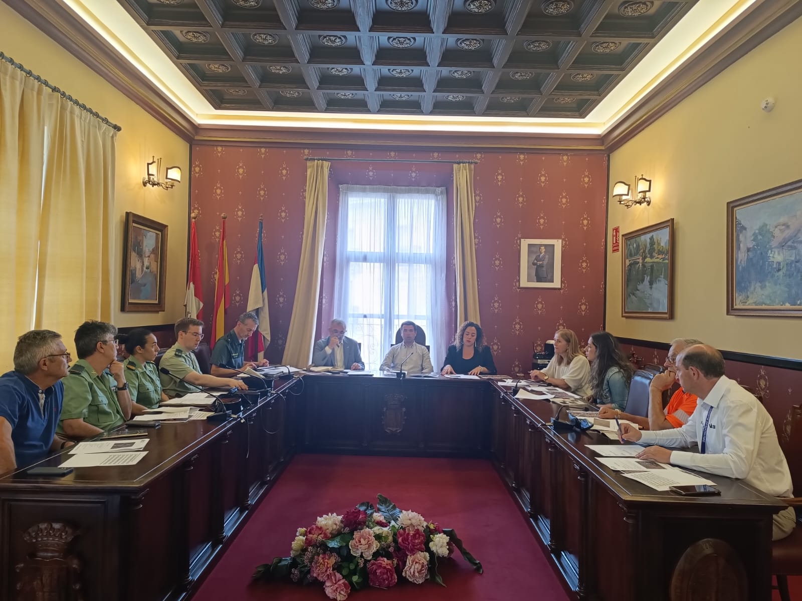  la reunión de la Comisión de Seguridad con motivo de las Fiestas de San Roque 2026 